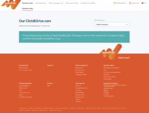 Leaseplan Subscribe and Drive