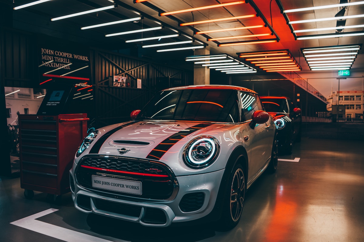 Mini Cooper at Dealership