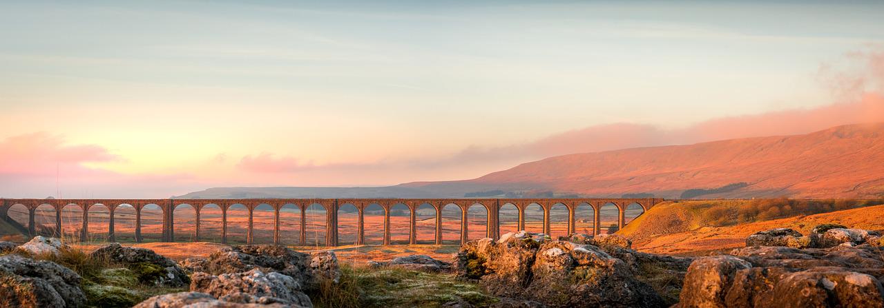 Ribbleshead Viaduct in Yorkshire