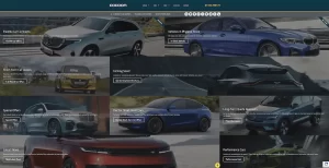 COcoon Vehicles Website Screenshot