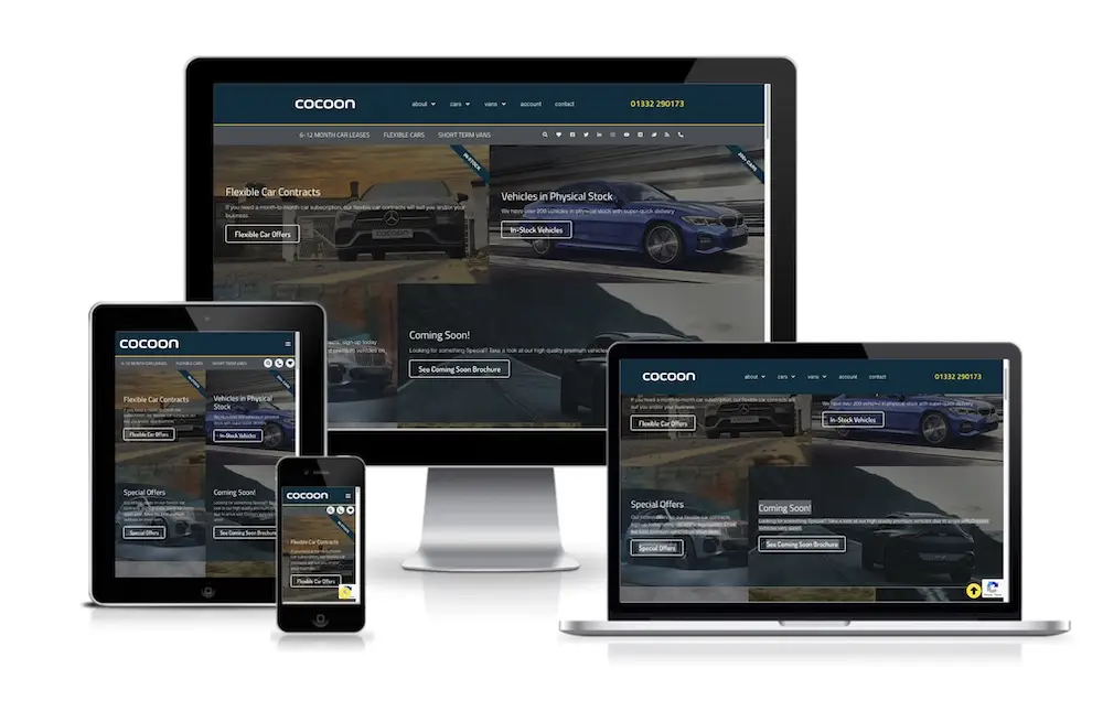Cocoon Vehicles Website