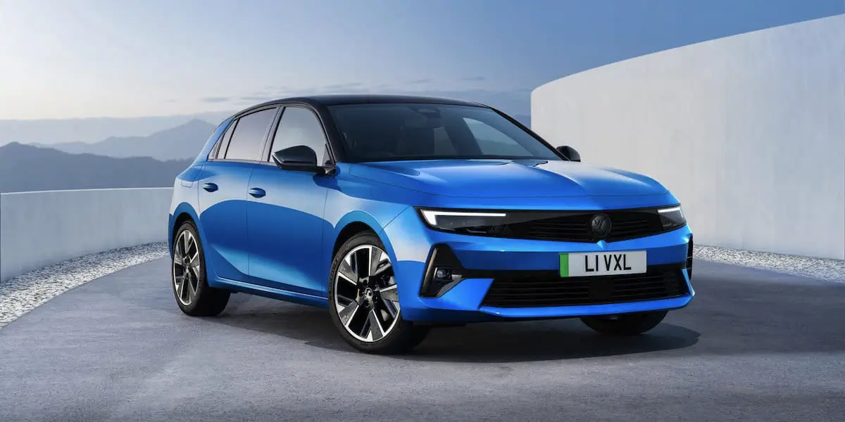 Vauxhall Astra Electric in Blue