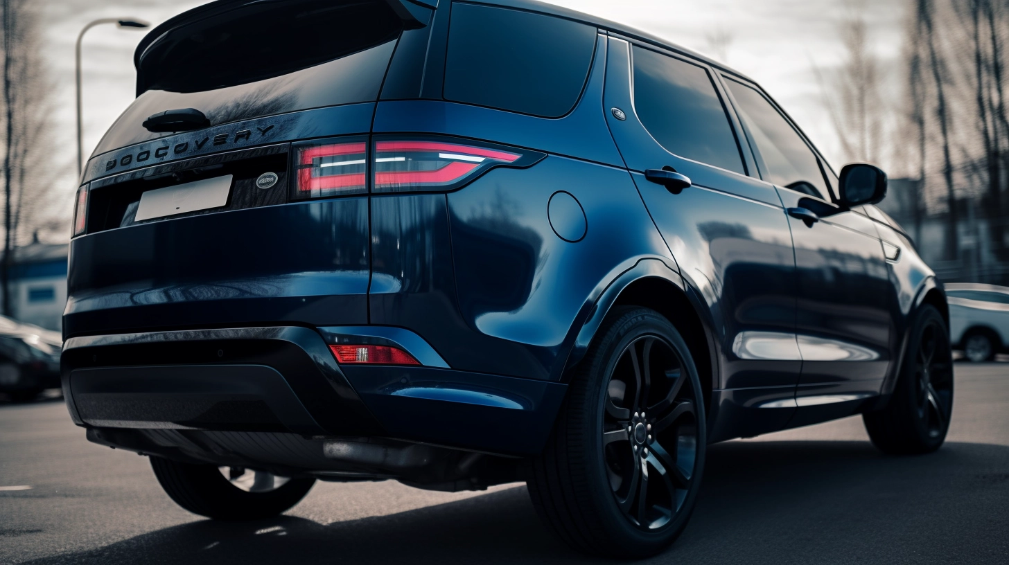 Navy Blue Land Rover Discovery AI Generated