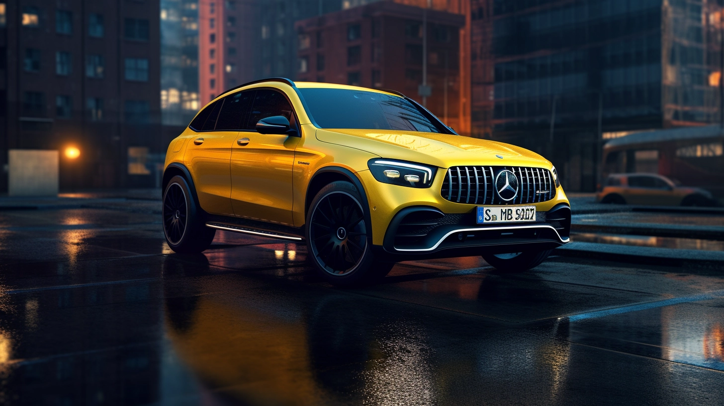 Mercedes-Benz GLC in Yellow