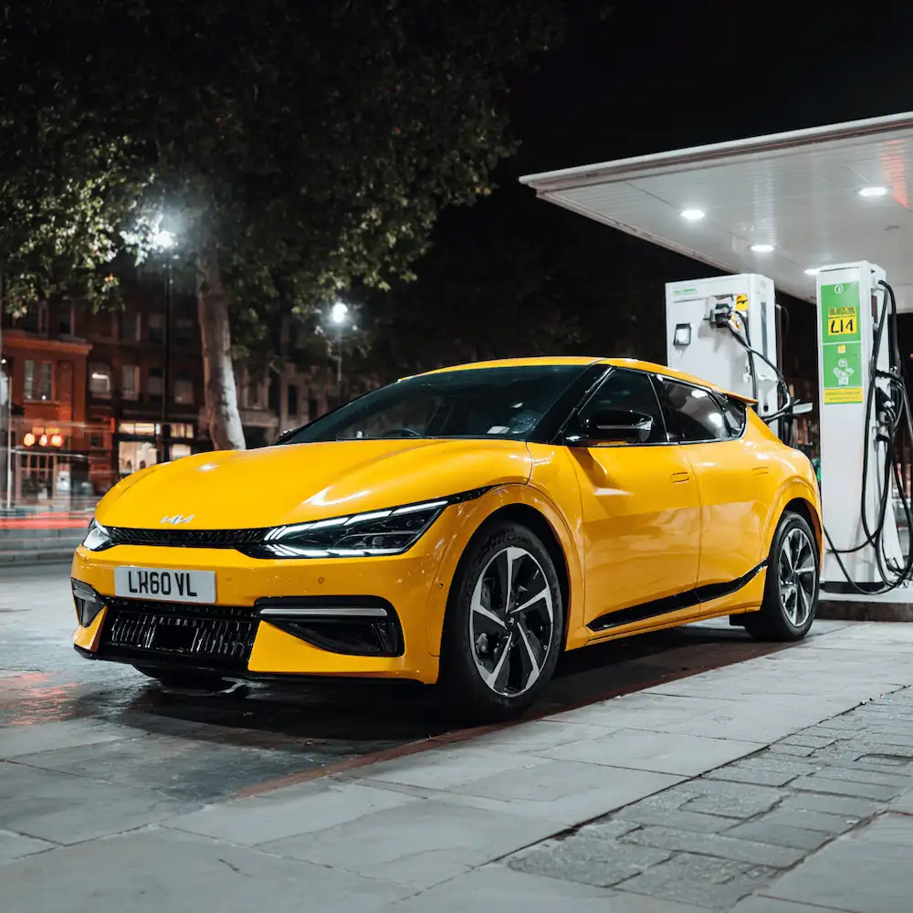Kia EV6 on charge